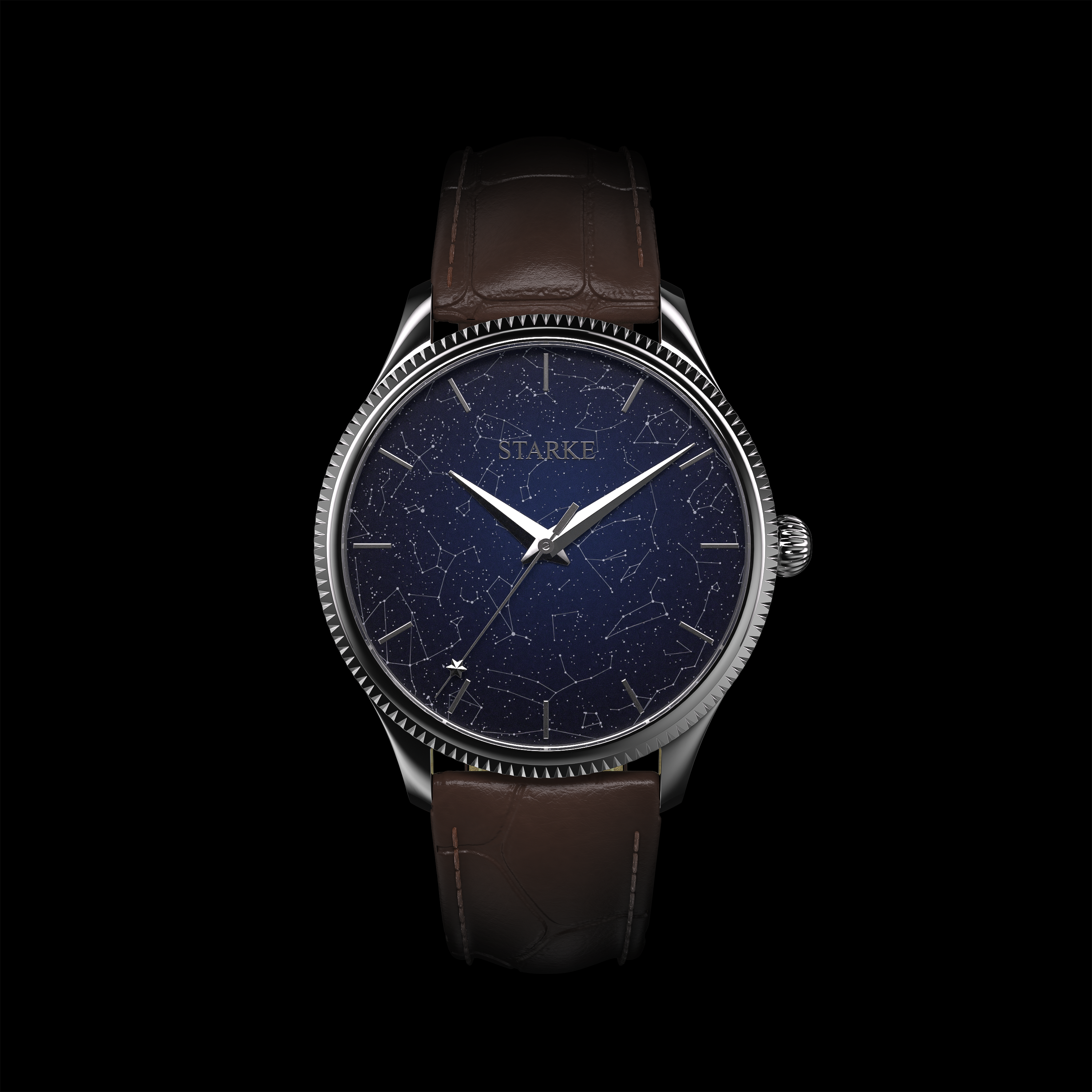 Locus, hand-finished constellation dial