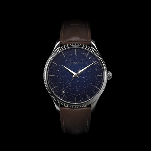 Locus, hand-finished constellation dial