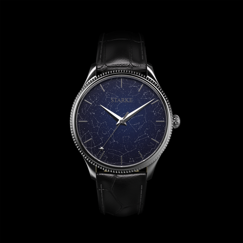 Locus, hand-finished constellation dial